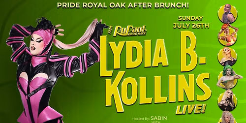 Pride Royal Oak After Brunch: Lydia B. Kollins LIVE! \ud83c\udff3\ufe0f\u200d\ud83c\udf08