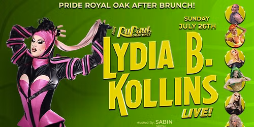 Pride Royal Oak After Brunch: Lydia B. Kollins LIVE! \ud83c\udff3\ufe0f\u200d\ud83c\udf08