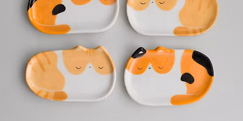 Ceramics Workshop "Fall in Love with Clay: I Love Cats! \ud83d\ude0d Plate"