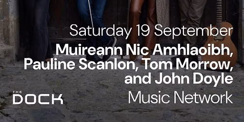 Muireann Nic Amhlaoibh, Pauline Scanlon, Tom Morrow, and John Doyle