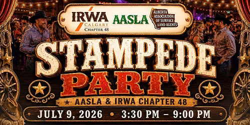 IRWA\u2013AASLA Stampede Social
