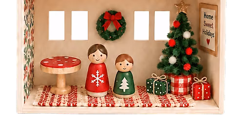 Mommy & Me Holiday House Workshop