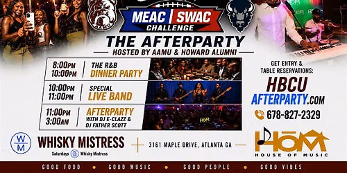 VICTORY LAP: The AAMU vs. HOWARD - MEAC\/SWAC Challenge Watch & Afterparty!