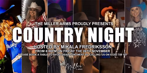 Country Night at The Miller Arms