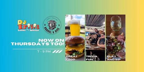 Barrel & Bine Thursday Night DJ Trivia