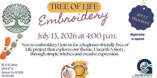 Tree of Life Embroidery