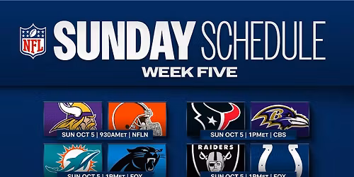 NFL Sunday at the Post