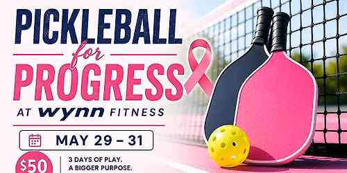 Pickleball for Charity - Wynn Fitness with Breast Cancer Canada