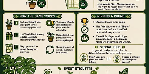 Lost Woods Plant Bingo