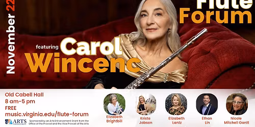 The Tenth Annual University of Virginia Flute Forum