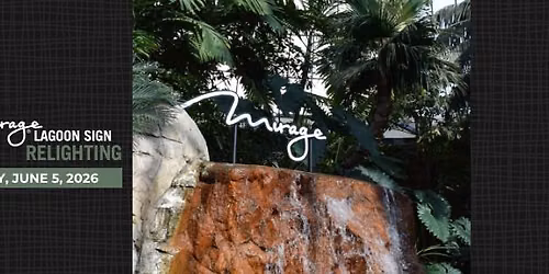 The Mirage Lagoon Sign Relighting