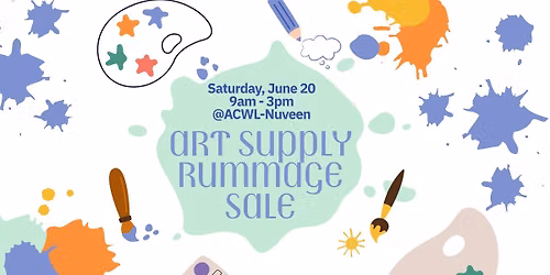 Art Supply Rummage Sale