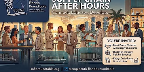 Supply Chain After Hours: Networking + Port Tour