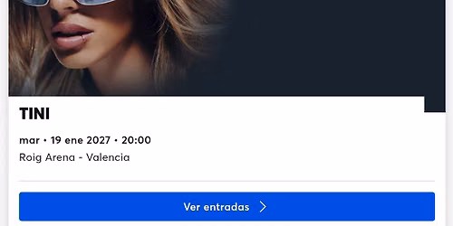 Tini Valencia Tickets