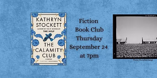 Fiction Book Club - The Calamity Club by Kathryn Stockett