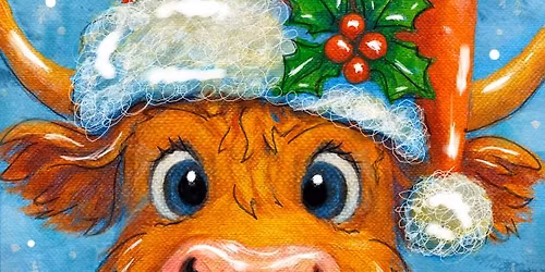 \u201cHolly Jolly Heifer!" Canvas Class!