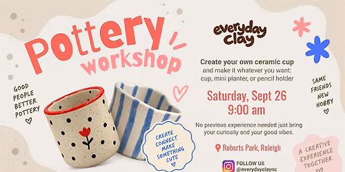 Pottery with Your Besties: Create Your Own Ceramic Cup