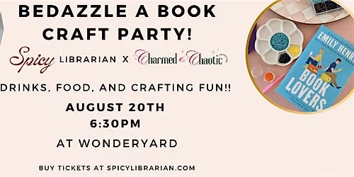 Bedazzle a Book Craft Party