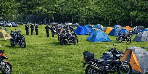41e internationale Tententreffen - Tussenstop @Yamaha Raes Motoren