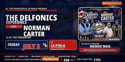 The Delfonics Experience Norman Carter