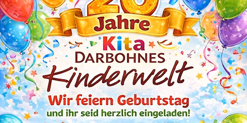 20. Jubil\u00e4um der Kita "Darbohnes Kinderwelt