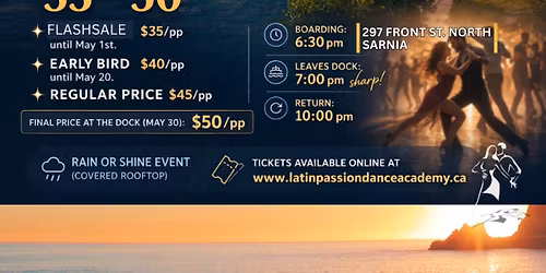 SALSA ON ST CLAIR RIVER DANCE CRUISE