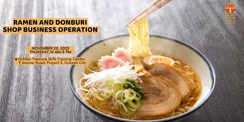 Ramen and Donburi Shop Business Operation