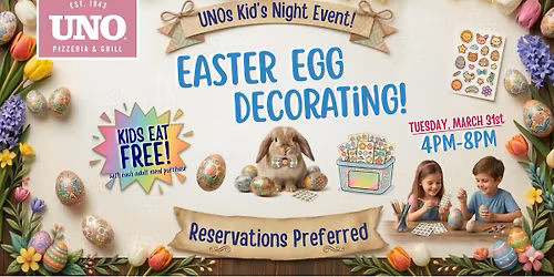 Kids Easter Egg Decorating Party