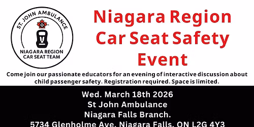 March 2026 Car Seat Safety Event