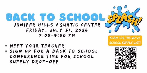 Back to School Splash