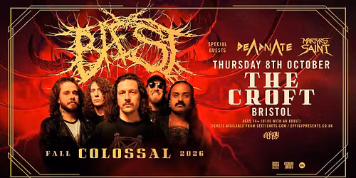 Baest plus Deadnate and Martyr's Saint at The Croft, Bristol