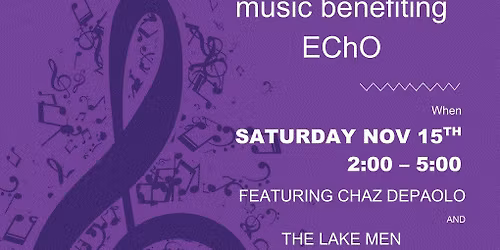 music benefit concert for EChO