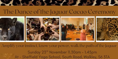 The dance of the Jaguar Cacao Ceremony