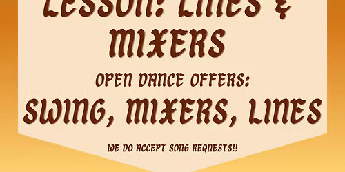 Group Groove Week - Lines & Mixers \ud83d\udc83\ud83d\udd7a