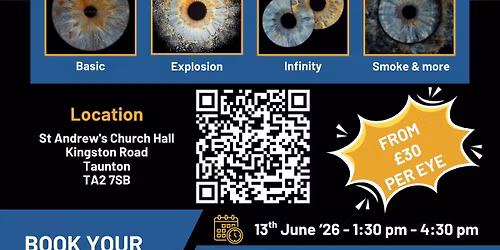 Taunton, Somerset, Iris Eye Photography Pop-Up