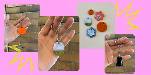Clay Keychains and Charms with Rina Nguyen