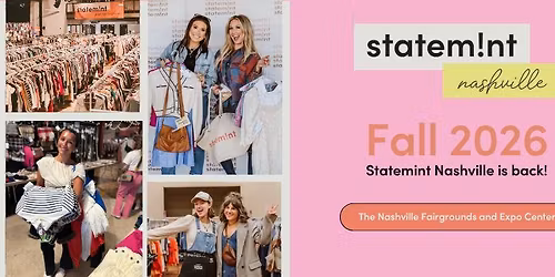 StateMint | Nashville\u2019s FALL Pop-Up Adult Consignment for Men + Women  