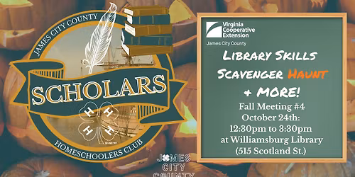 Scholars SPIN Club Meeting | October 24th