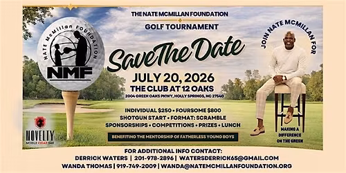 The Nate McMillan Foundation 2nd Annual Golf Tournament