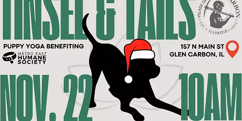 Tinsel & Tails: Holiday Themed Puppy Yoga 