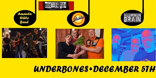 Bootleg Dan presents  Amanda White Band, The Spackles, Aluminum Brain and Tom Springer Band 