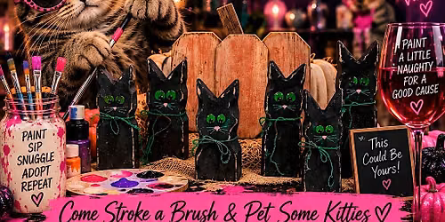 BADD KITTIES & BRUSHSTROKES: PURRS AFTER DARK
