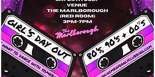 Over 30s Club Presents - Ultimate Girly Party Glasgow Southside 