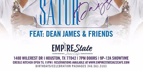 Dean James & Friends Saturday 10\/3