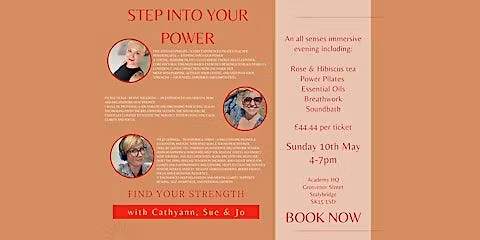 Step Into Your Power! Wellbeing Event
