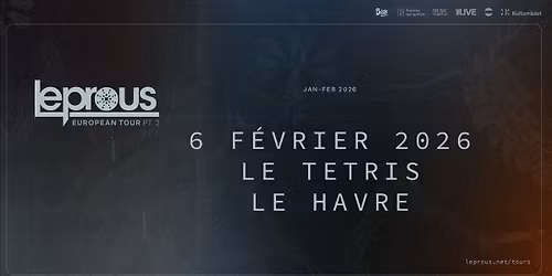 LEPROUS \u2022 Le Tetris \u2022 Le Havre