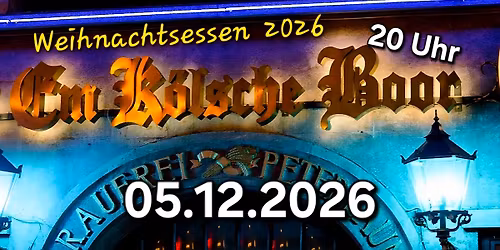 Weihnachtsessen BFW 2026 