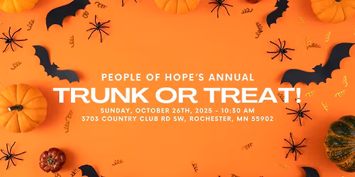 Trunk or Treat at People of Hope!