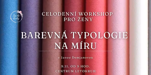 WORKSHOP BAREVN\u00c1 TYPOLOGIE NA M\u00cdRU pro \u017eeny