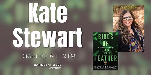 Signing with Kate Stewart for BIRDS OF A FEATHER @ B&N 5th Ave, NYC